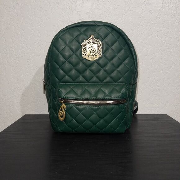 Harry Potter Green Sytherin‎ Quilted Mini Backpack - Picture 1 of 9